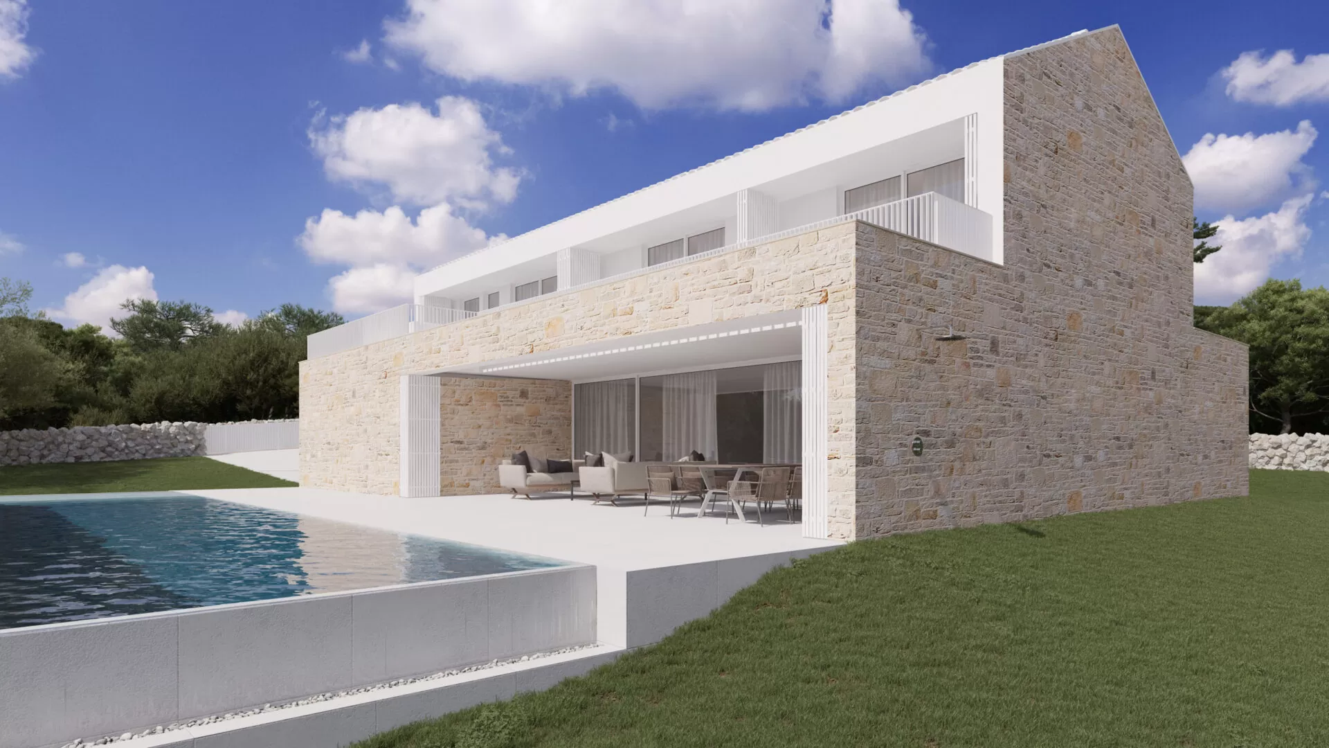 Kuća Novalja 03 - Dva Arhitekta Zidarić