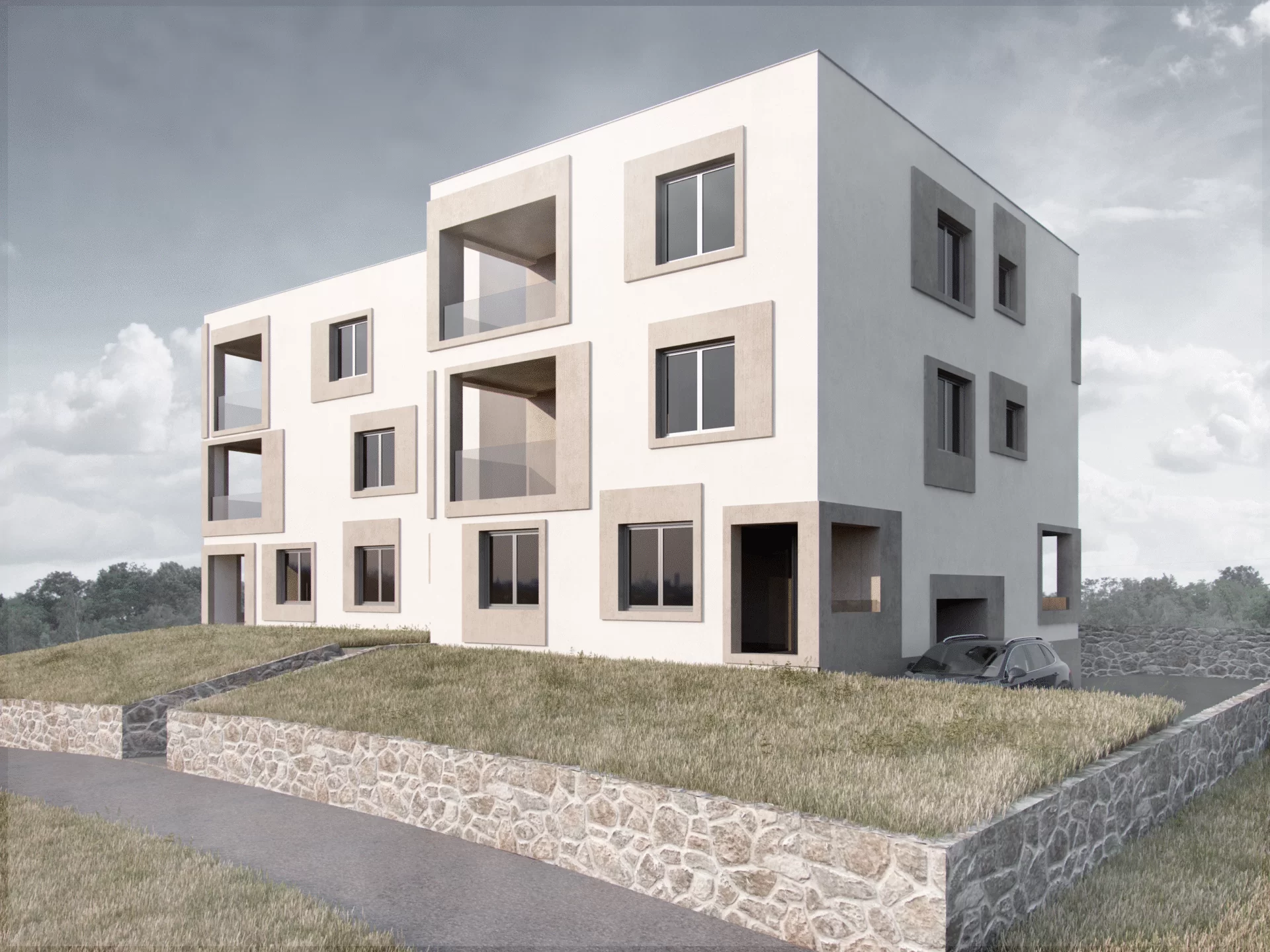 Stambena zgrada Vodice II 04 - Dva Arhitekta Zidarić