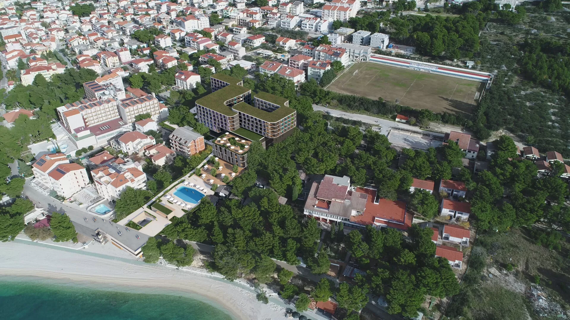 Hotel Baška Voda 01 - Dva Arhitekta Zidarić